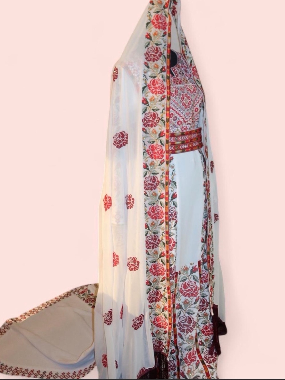 Custom Made Bridal Palestinian Henna Thobe